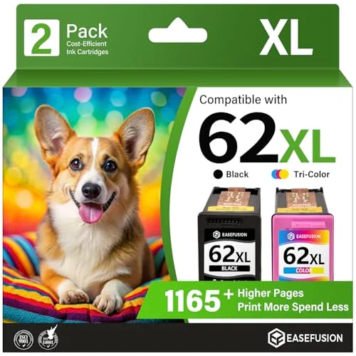 EaseFusion 62XL Ink Combo Pack