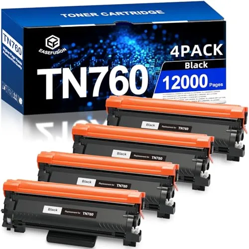EaseFusion TN760 Toner (4-Pack)