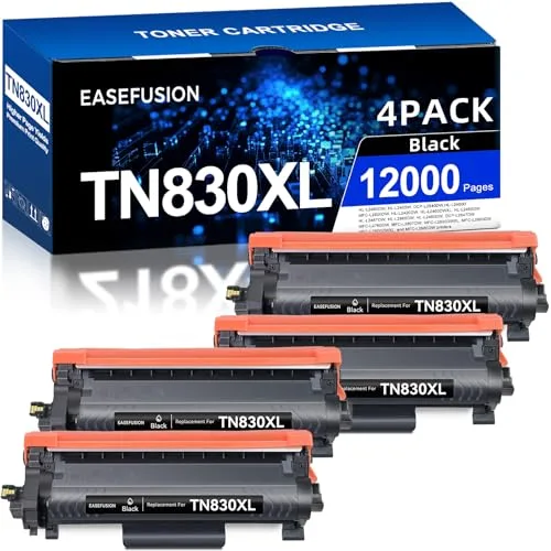 EaseFusion TN830XL Toner (4-Pack)